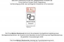 Internorm RAL-Montage 2014 - MARKEN Bauelemente