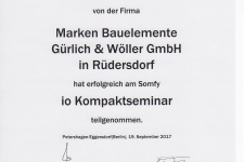Somfy io Kompaktseminar 2017 - Hr. Wöller, Frank